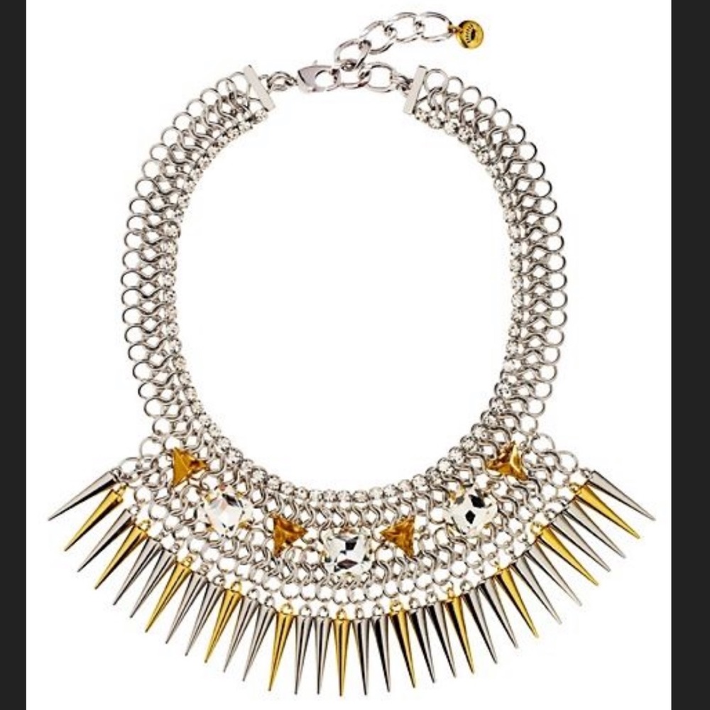 ✨JC✨Rhinestone Spike Drama Necklace